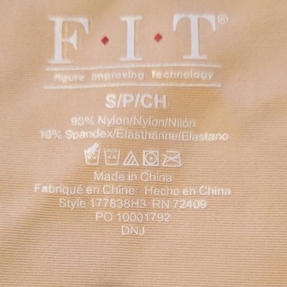 FIT Figure Improving Technology High-Waisted Seamless Briefs in Nude and Brown - Picture 2 of 2